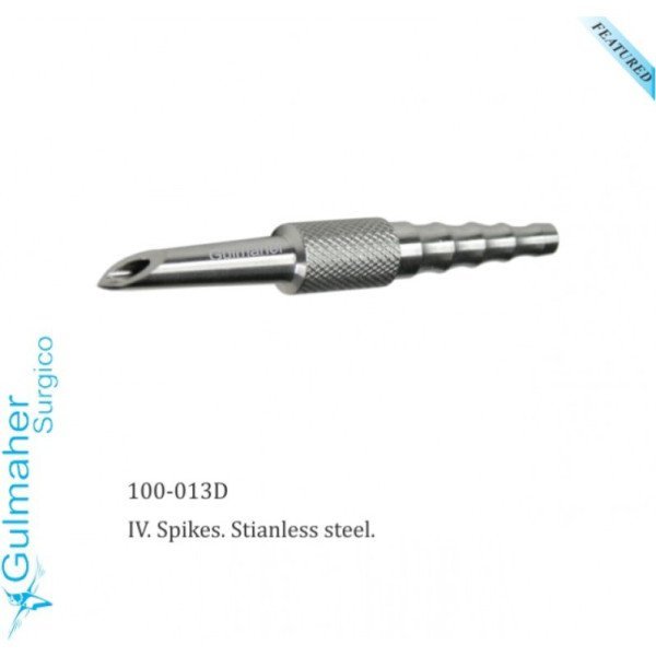 IV Spike to Tubing Adapter, 7.5cm