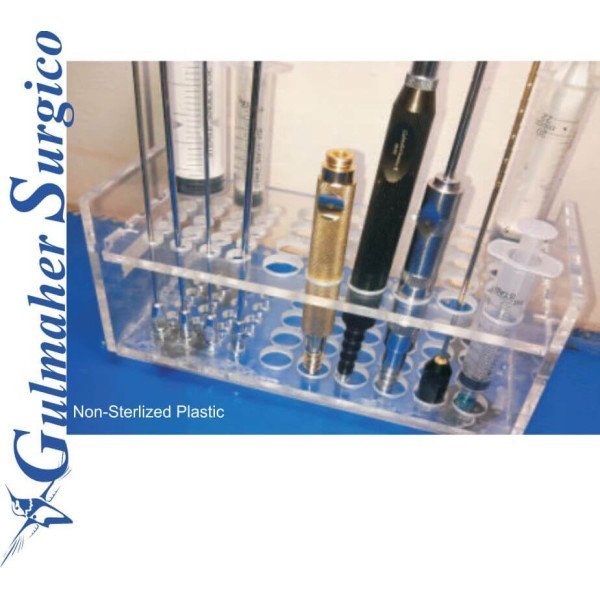 Combined Syringe and Cannula Holding Rack Combined Syringe and Cannula Holding Rack