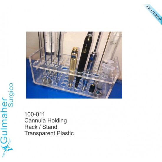 Plastic Syringe & Liposuction Cannula Stand.