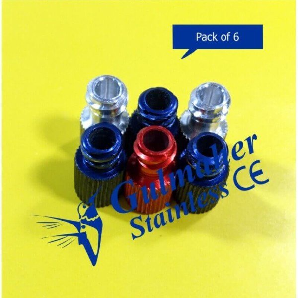 Tip Caps For Luer Lock Syringe (Pack Of 6) Tip Caps For Luer Lock Syringe (Pack Of 6)