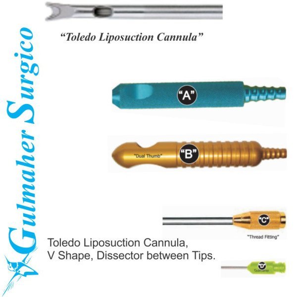Toledo V-Dissector Round-Tip Cannula