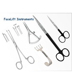 Facelift cosmetic surgery instrument