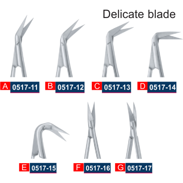Micro Scissors Flat Handle Delicate Blade 165mm / 6.5" Micro Scissors Flat Handle Delicate Blade 165mm / 6.5"