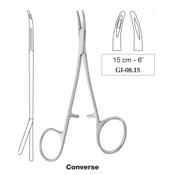 Converse Needle Holder, Curved Jaws, 15cm