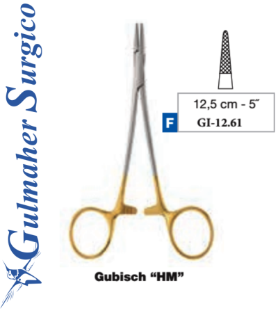 GUBISCH Needle Holder · extra-fine · 12.5 cm