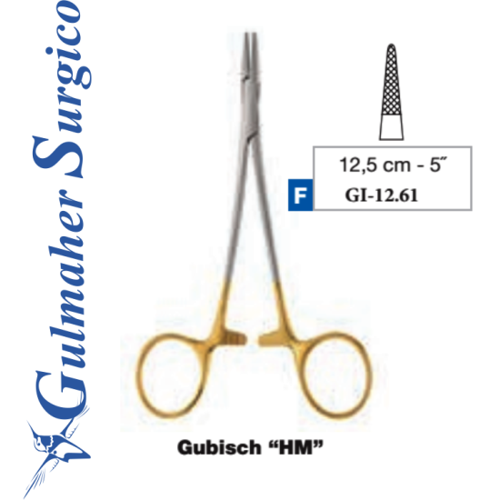 GUBISCH Needle Holder · extra-fine · 12.5 cm