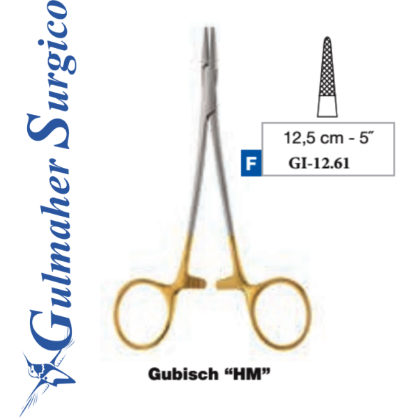 GUBISCH Needle Holder · extra-fine · 12.5cm