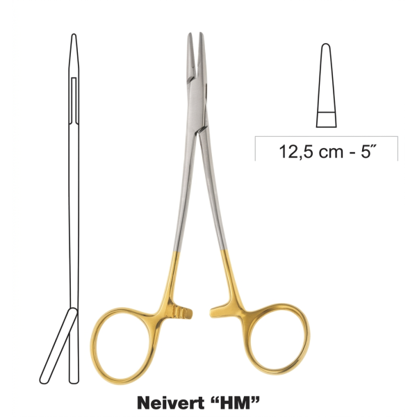 NEIVERT T.C. Needle Holder, 12.5cm NEIVERT T.C. Needle Holder, 12.5cm