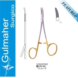 CONVERSE Needle Holder T.C, 15cm Half Gold plated 