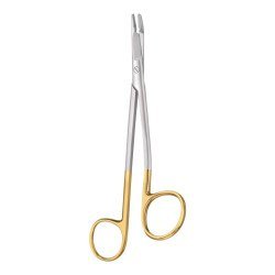 Gillies Needle Holder, Slim T.c, With Scissors, 14.5cm