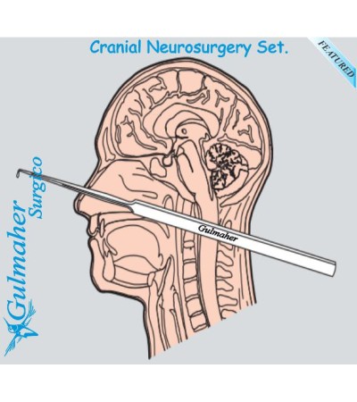 Neurosurgery surgery craniotomy surgical instruments set.