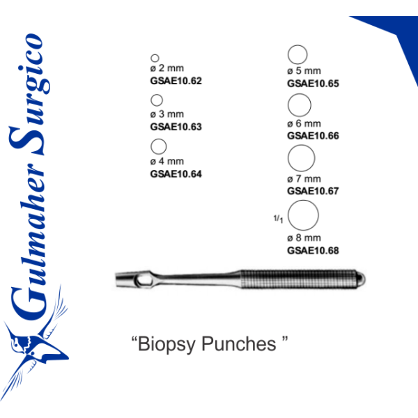 Key Biopsy Punches Re-Usable 12cm / 4 3/4”