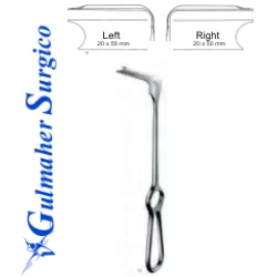 Zygomatic Retractor 20 x 50 mm / 23 cm, 9"