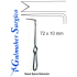 Obwegeser Initial Pattern Nasal Spine Retractor 21 cm, 8 1⁄2"