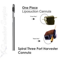 MicroAire Spiral Three Port Harvester Cannula