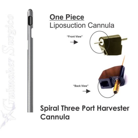 MicroAire Spiral Three Port Harvester Cannula