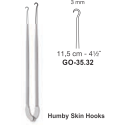 Humby Skin Double Hooks 3 Mm  11,5 Cm - 41⁄2˝
