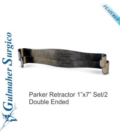 Parker Retractor 1”x7” Set/2, Double Ended