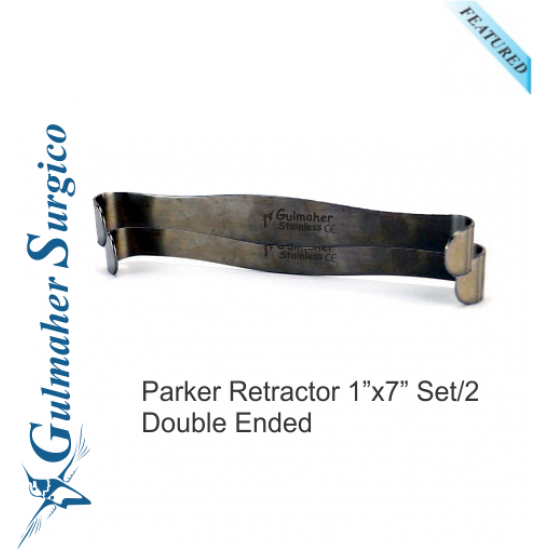 Parker Retractor 1”x7” Set/2, Double Ended