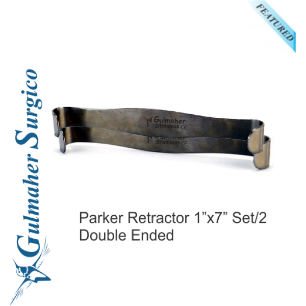 Parker Retractor 1”x7” Set/2, Double Ended Parker Retractor 1”x7” Set/2, Double Ended