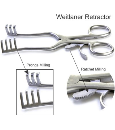 Weitlaner Retractor, Self-Retaining 10.5cm