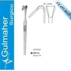 Cottle Alar Retractor, Total Length 15cm - 6 Inch.
