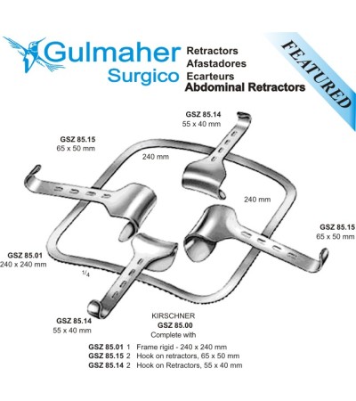 Kirschner Abdominal Retractor, Squire Frame