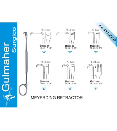 Meyerding Retractor 18cm