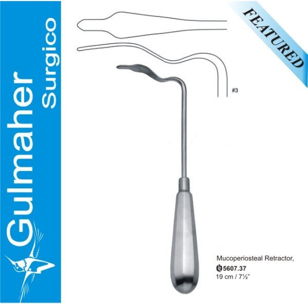 Mucoperiosteal Retractor, # 3, 19cm