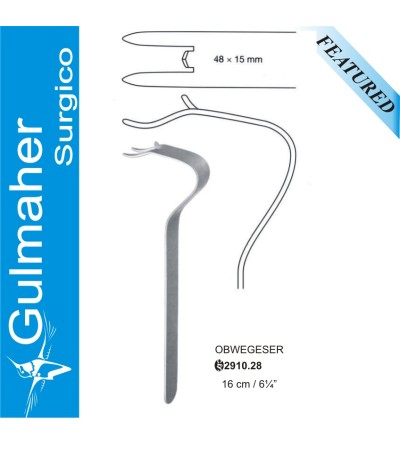 Obwegeser Chin Retractor, 16cm