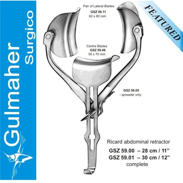 RICARD Abdominal Retractor Complete RICARD Abdominal Retractor Complete