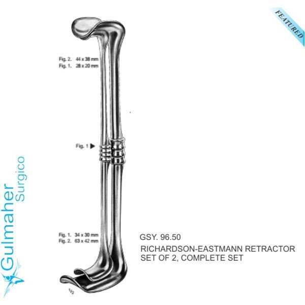 Richardson-Eastmann Retractor Set Of 2, Complete Set