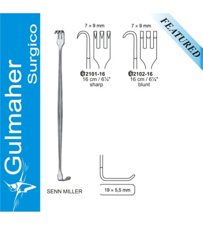 Senn Miller Retractors 16cm/ 6-1/4"