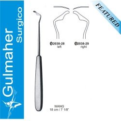 Wang Cleft Palate, Elevator, 18cm, Right Angled