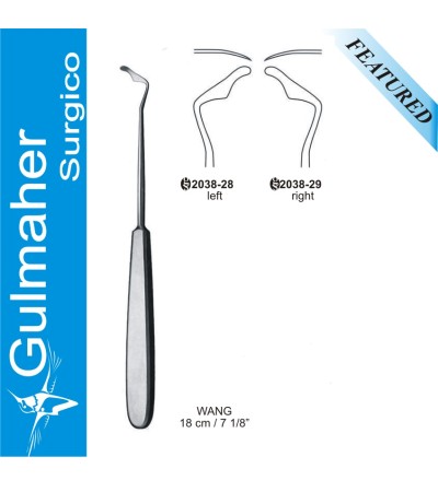 Wang Cleft Palate, Elevator, 18cm, Right Angled