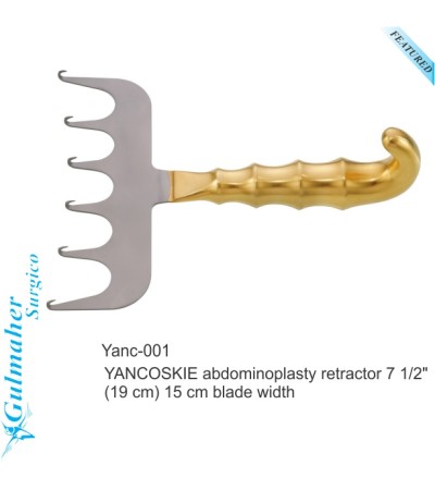 YANCOSKIE|abdominoplasty belly fat|retractor 7 1/2"  (19 cm) 15 cm blade width