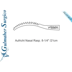 AUFRICHT Nasal Rasp. Up and Down Cutting, 21cm