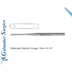 Ballenger Septum Gouge 16cm- 6-1/4"