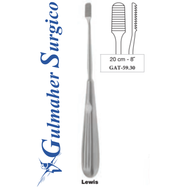 Lewis Nasal Rasps, 20cm - 8˝