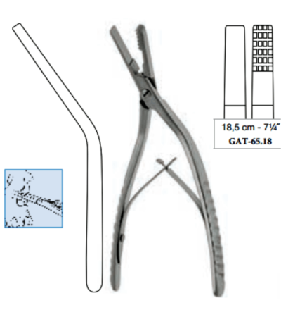 Obwegeser Nasal Septum Forceps 18,5 cm - 71⁄4˝