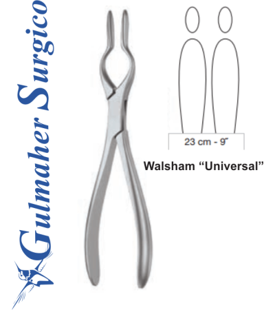 Walsham Nasal Septum Forceps 4mm-21 cm - 81⁄4˝