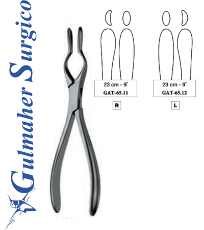 Walsham Nasal Septum Forceps 23cm Left & Right