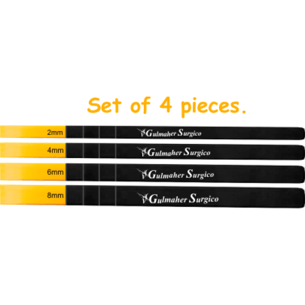 Rhinoplasty Osteotome set of 4 - 7" / 18cm