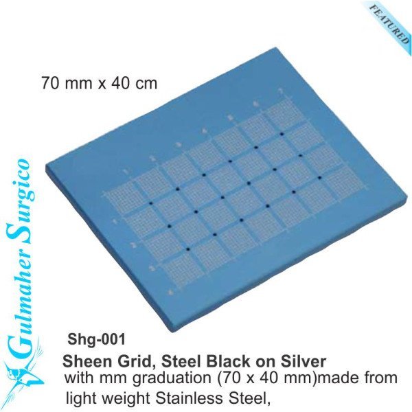 Sheen Grid for Cartilage Cutting Guide 70mm x 40mm