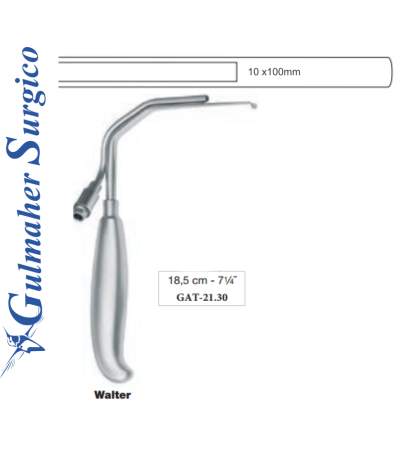 Walter Retractor with Fiber Optic Illumination 10x100mm