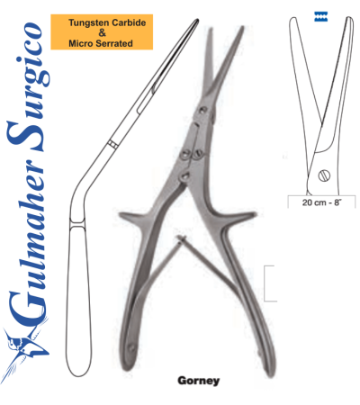 Gorney Nasal Ridge Scissors 20 cm - 8˝