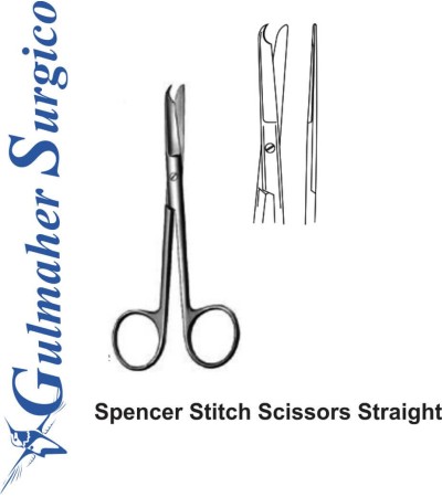 Spencer Stitch Scissors Straight 9-14cm