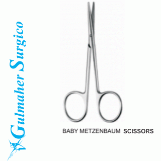 Baby Metzenbaum Scissors, Stainless Steel