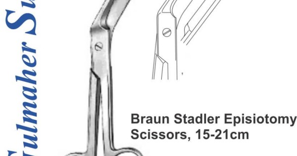 Braun-Stadler Episiotomy Scissors - American Medicals