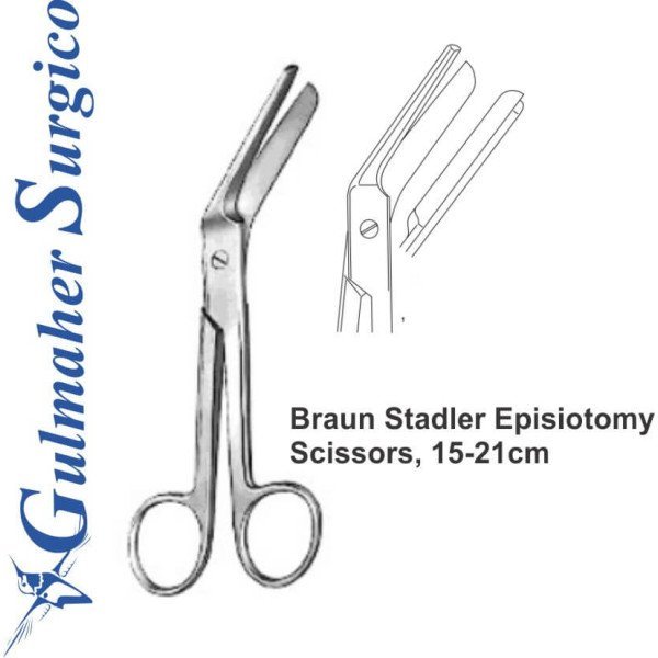 Braun Stadler Episiotomy Scissors, 15-21cm Braun Stadler Episiotomy Scissors, 15-21cm